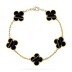 [Imperial]New  CLOVER 5 MOTIF PULSAR STONE BRACELET COLLECTION