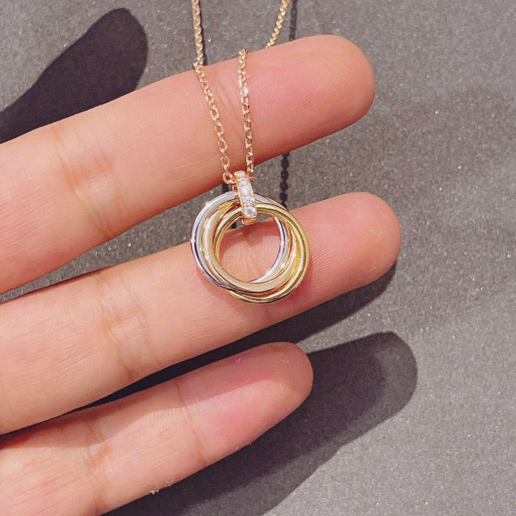 ¡®Imperial¡¯TRINITY NECKLACE GOLD  DIAMONDS