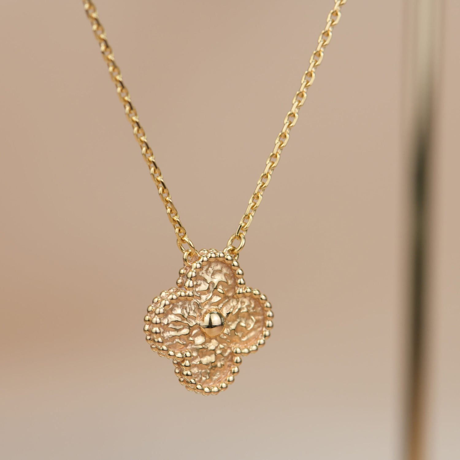 ¡®Imperial¡¯CLOVER 15MM  BRONZING NECKLACE