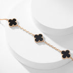 ¡®Imperial¡¯CLOVER 10 MOTIFS ONYX NECKLACE