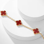 ¡®Imperial¡¯CLOVER 10 MOTIFS CARNELIAN NECKLACE