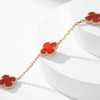 ¡®Imperial¡¯CLOVER 10 MOTIFS CARNELIAN NECKLACE