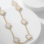 ¡®Imperial¡¯CLOVER 10 MOTIFS WHITE MOTHER OF PEARL NECKLACE