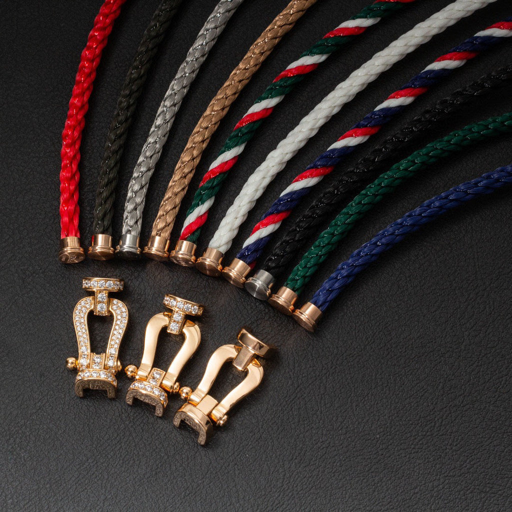 ¡®Imperial¡¯FORCE LARGE HORSESHOE FULL DIAMOND BRACELET GOLD