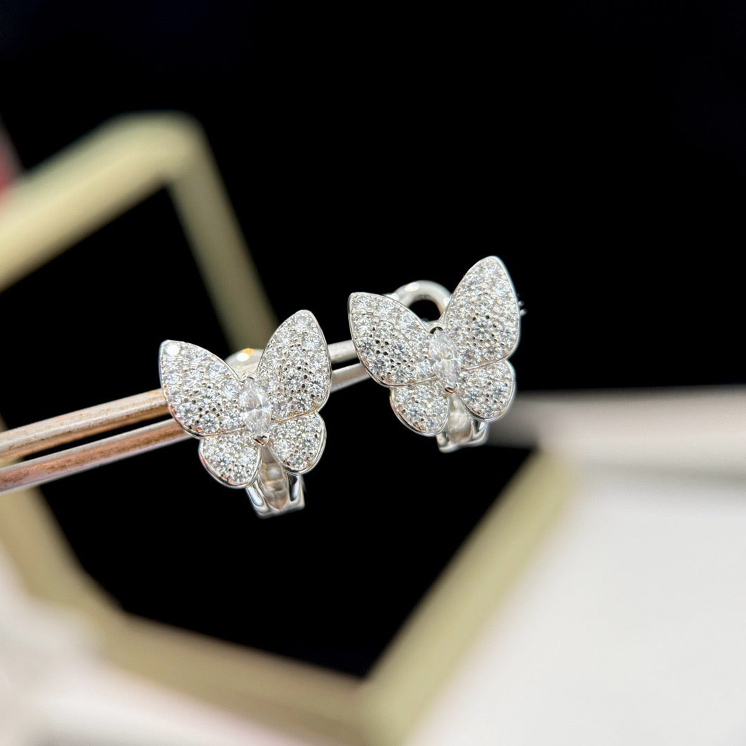 ¡®Imperial¡¯BUTTERFLY ALL DIAMOND EARRINGS