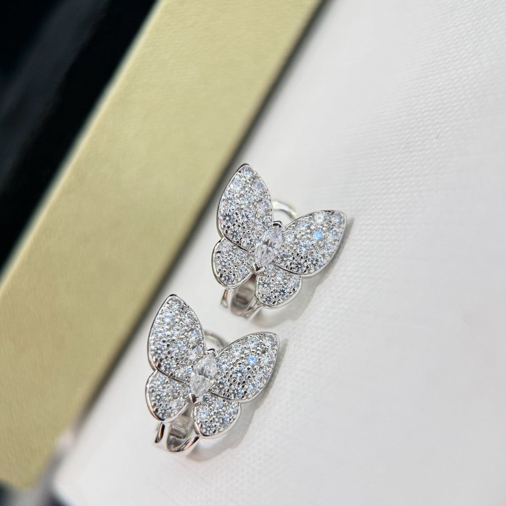 ¡®Imperial¡¯BUTTERFLY ALL DIAMOND EARRINGS