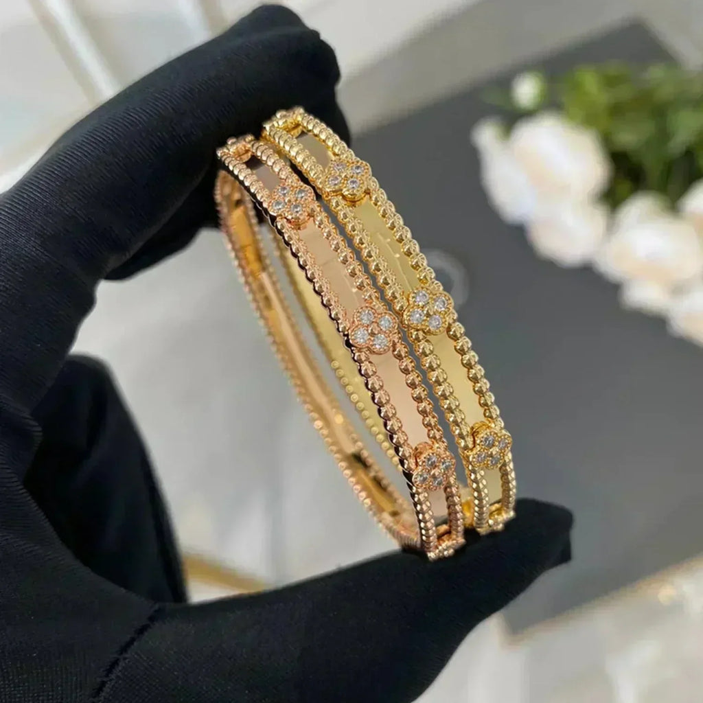 ¡®Imperial¡¯CLOVER BRACELET 4MM DIAMONDS