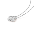 ¡®Imperial¡¯CLOVER 15MM LASER NECKLACE SILVER