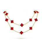 ¡®Imperial¡¯CLOVER 20 MOTIFS CARNELIAN NECKLACE