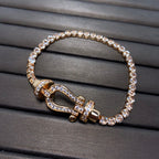 ¡®Imperial¡¯FORCE  HORSESHOE  DIAMOND TENNIS BRACELET