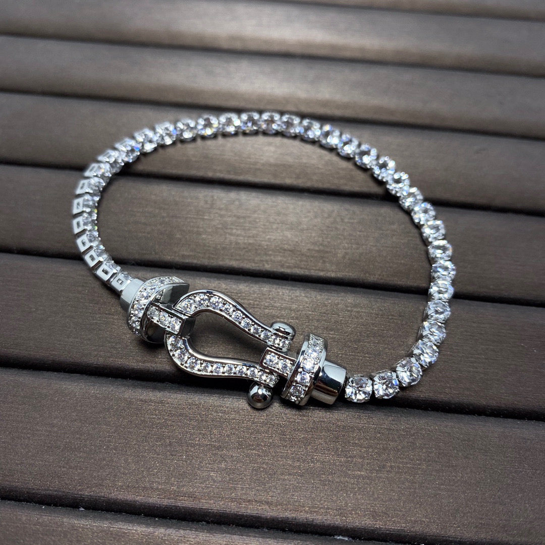 ¡®Imperial¡¯FORCE  HORSESHOE  DIAMOND TENNIS BRACELET