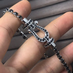 ¡®Imperial¡¯FORCE  LARGE HORSESHOE FULL DIAMOND TENNIS BRACELET