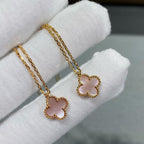¡®Imperial¡¯CLOVER 15MM PINK MOTHER-OF-PEARL SINGLE FLOWER NECKLACE