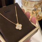 ¡®Imperial¡¯CLOVER 15MM DIAMOND SINGLE FLOWER NECKLACE