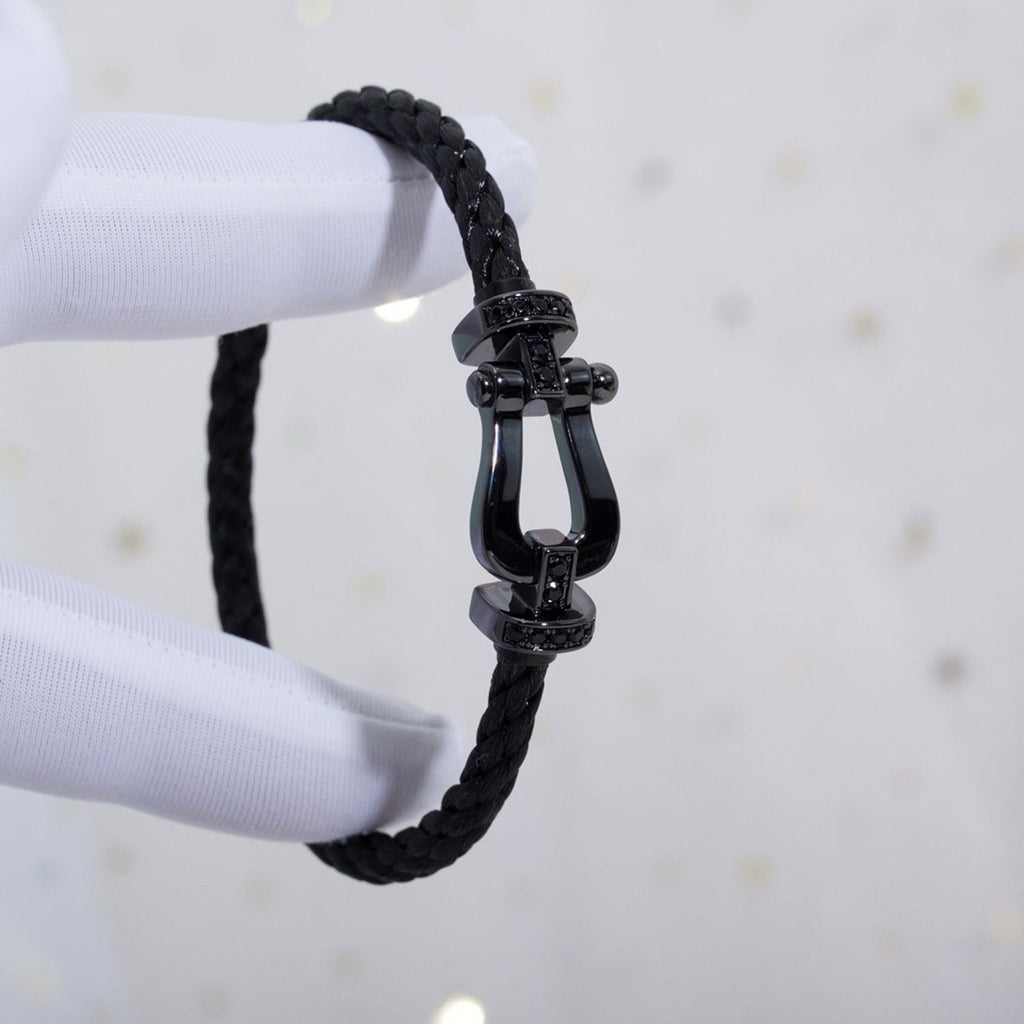 ¡®Imperial¡¯FORCE LARGE SERIES HORSESHOE BLACK SAMURAI BRACELET