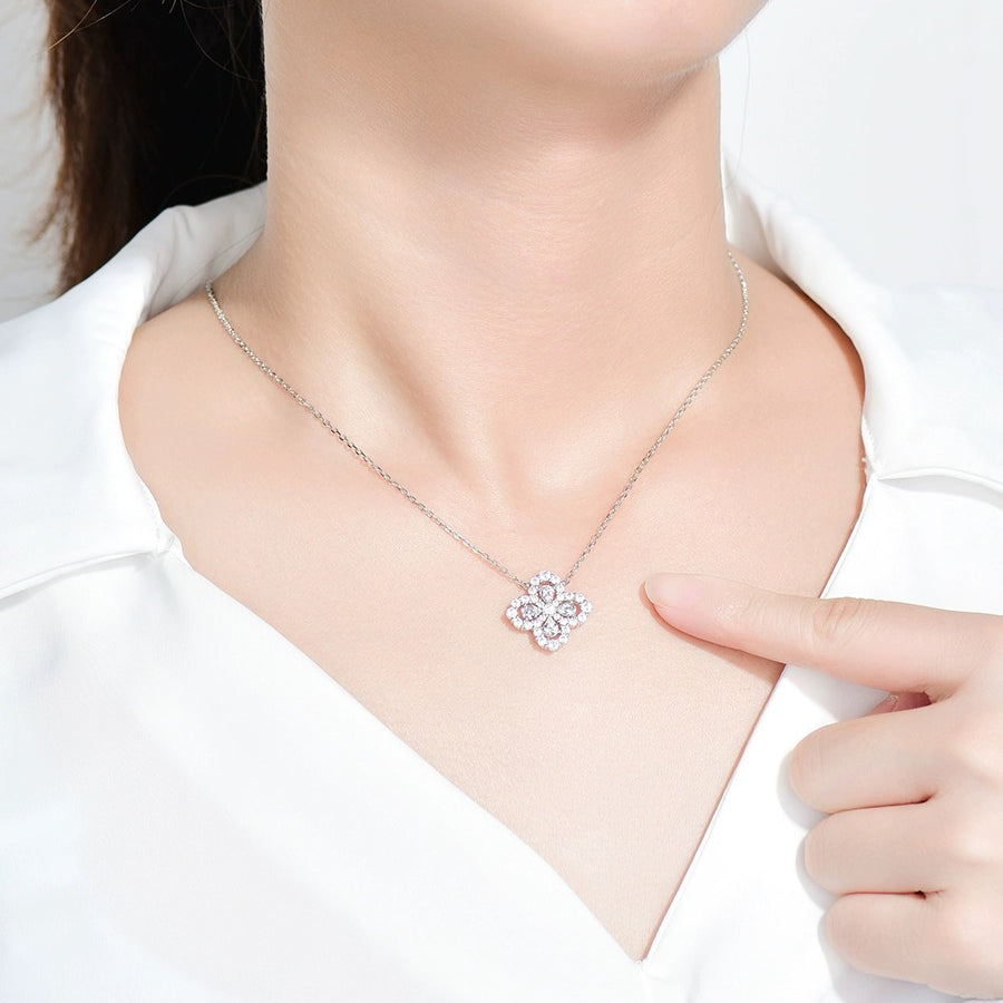 ¡®Imperial¡¯LOOP NECKLACE FULL MOTIF DIAMOND 16MM MULTIPLE COLORS