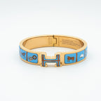 ¡®Imperial¡¯H PINK GOLD BRACELET BLUE CERAMIC