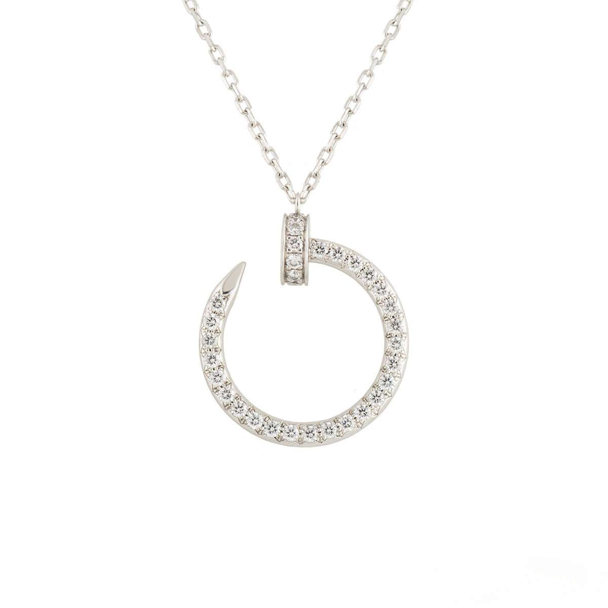 ¡®Imperial¡¯JUSTE NECKLACE SILVER DIAMONDS