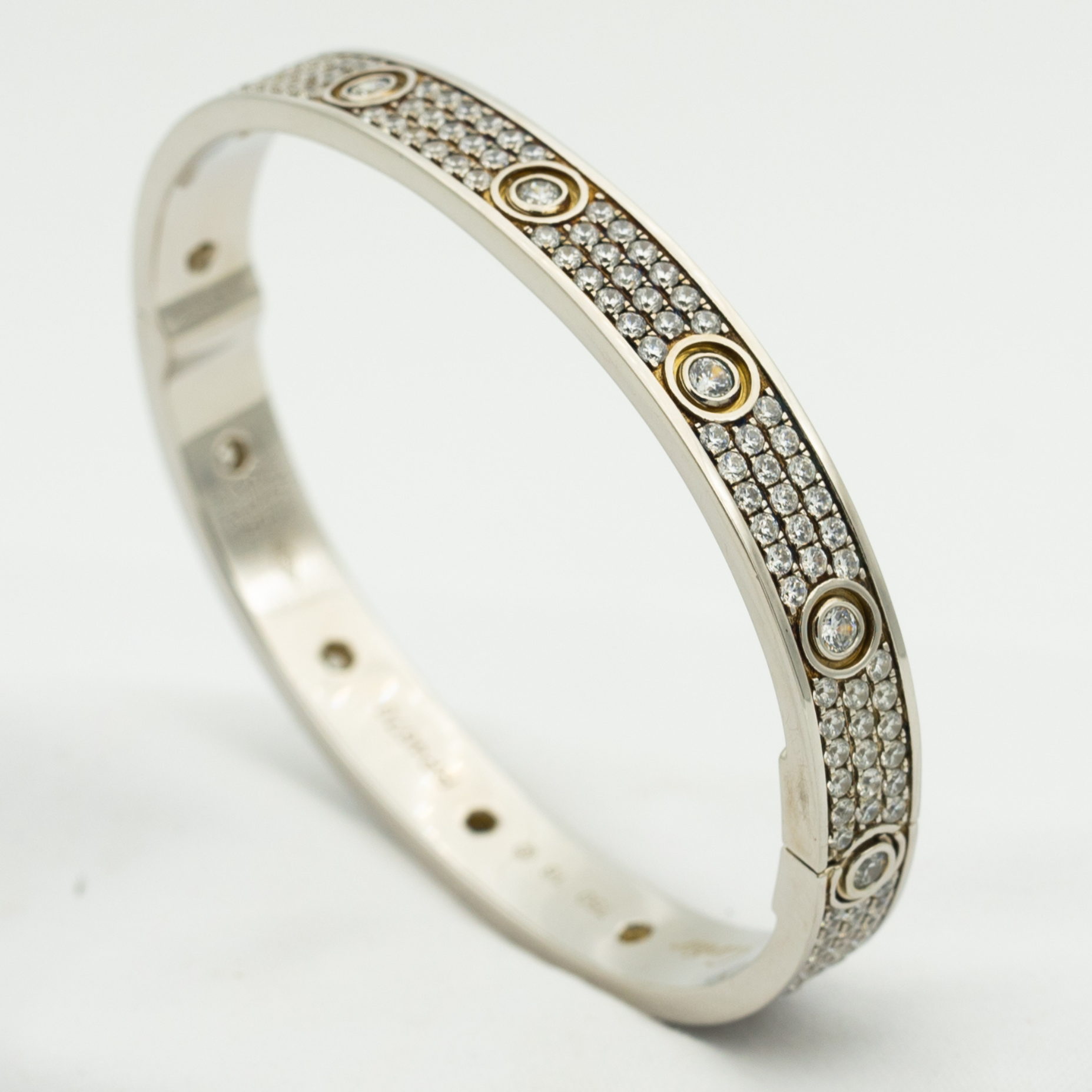 ¡®Imperial¡¯LOVE BRACELET 6.1MM DIAMOND-PAVED 10 BIG DIAMONDS