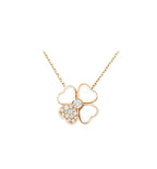 ¡®Imperial¡¯CLOVER MOP DIAMOND ROSE GOLD NECKLACE