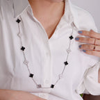 ¡®Imperial¡¯CLOVER 20 MOTIFS ONYX DIAMOND SILVER