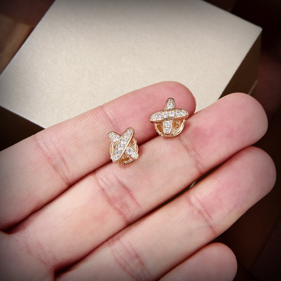 ¡®Imperial¡¯JEUX DE GOLD DIAMOND EARRINGS