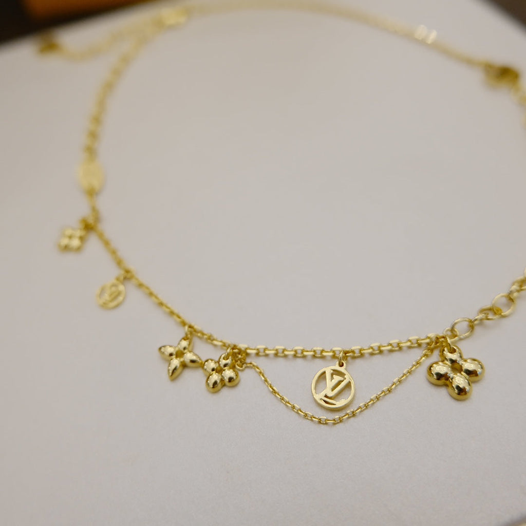 ¡®Imperial¡¯BLOOMING SUPPLE NECKLACE BRASS