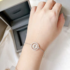 [Imperial]  MOVE PAVED DIAMOND BRACELET