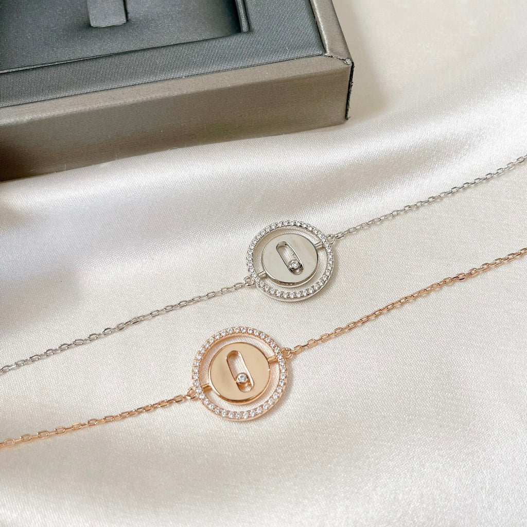 [Imperial]  MOVE PAVED DIAMOND BRACELET