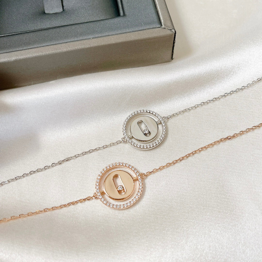 [Imperial]  MOVE PAVED DIAMOND BRACELET