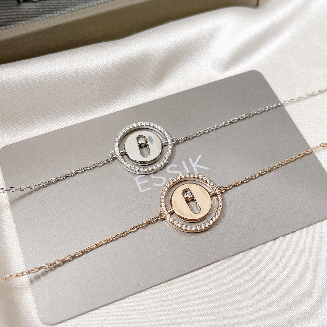 [Imperial]  MOVE PAVED DIAMOND BRACELET
