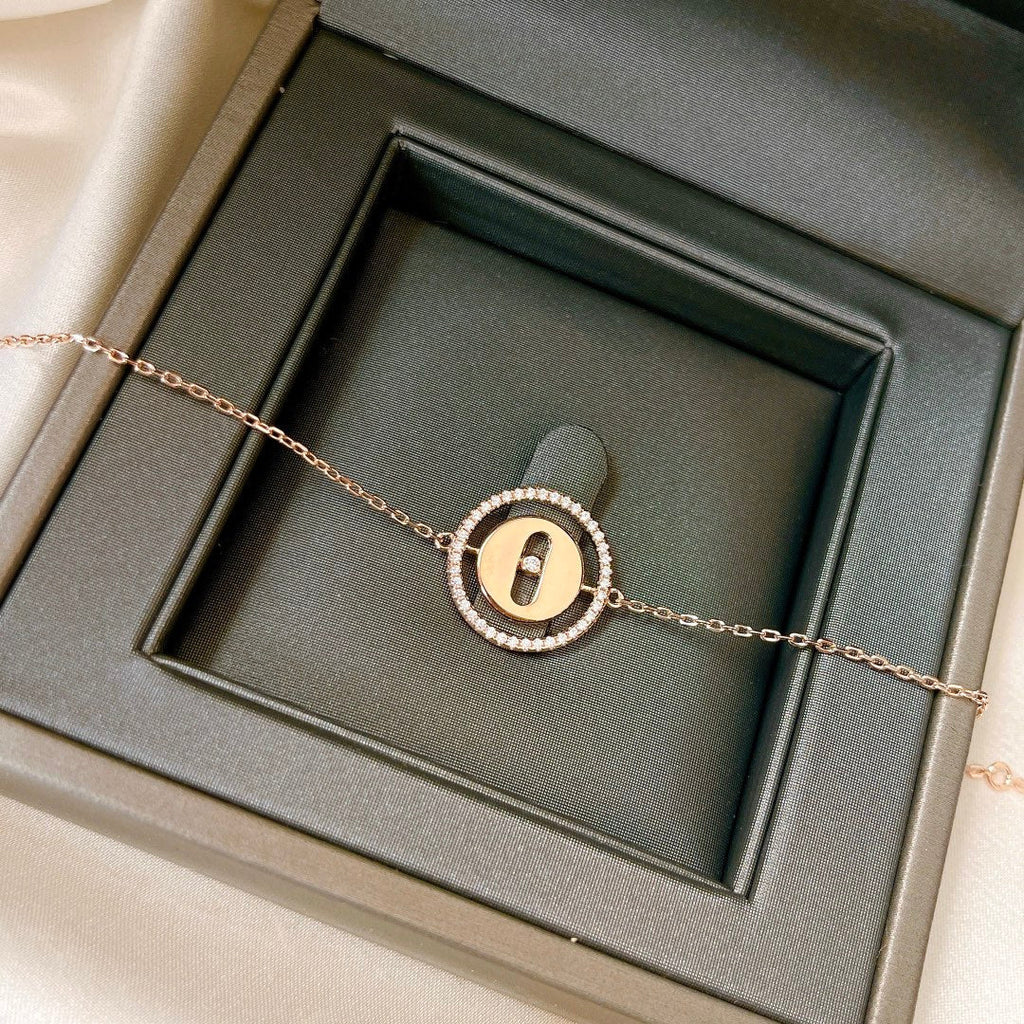[Imperial]  MOVE PAVED DIAMOND BRACELET
