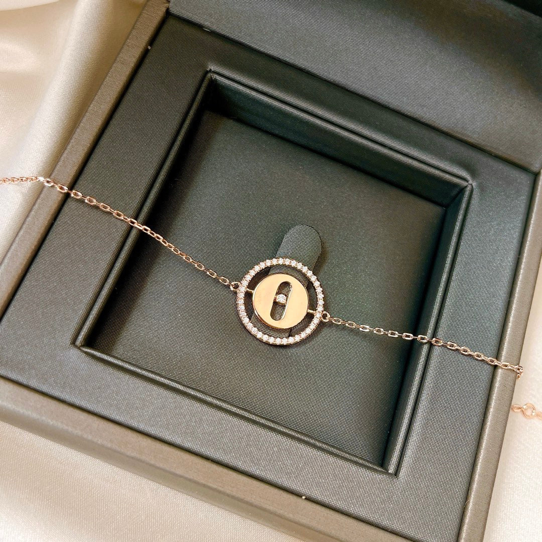 [Imperial]  MOVE PAVED DIAMOND BRACELET