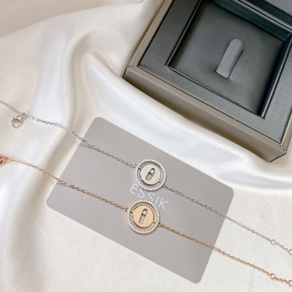 [Imperial]  MOVE PAVED DIAMOND BRACELET