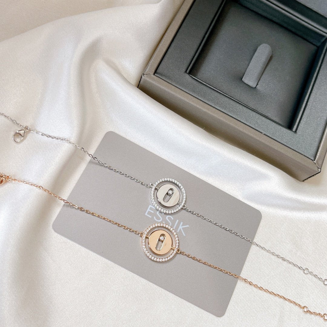 [Imperial]  MOVE PAVED DIAMOND BRACELET