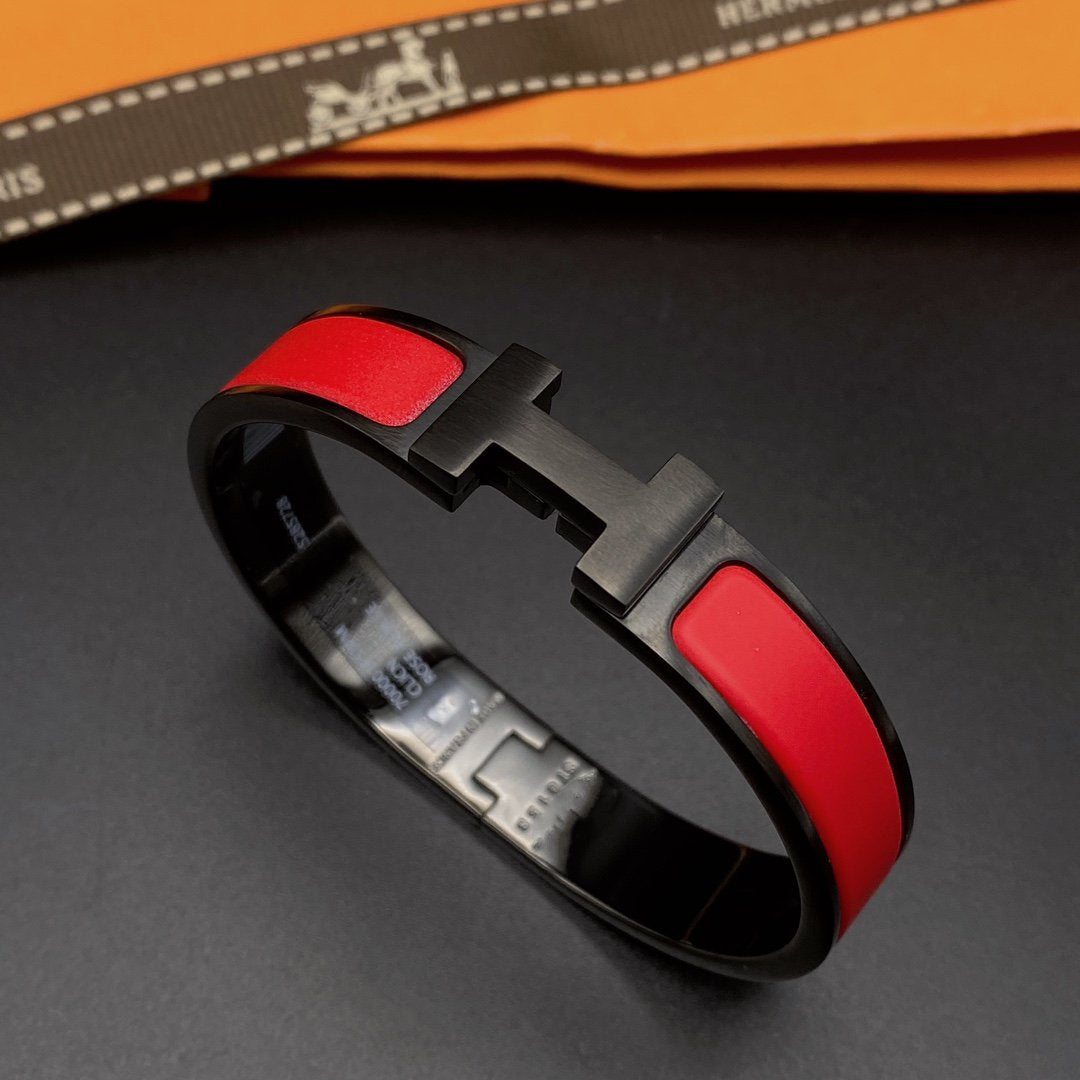 ¡®Imperial¡¯CLIC HM SO BLACK RED BRACELET