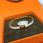 ¡®Imperial¡¯CLASSIC HM CLIC WHITE 8MM ENAMEL BRACELET