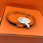 ¡®Imperial¡¯CLASSIC HM CLIC BLACK 8MM ENAMEL BRACELET