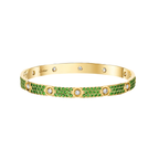 [Imperial] 2026 PAVE GEMSTONE LOVE BRACELET 6.1MM 10 DIAMONDS