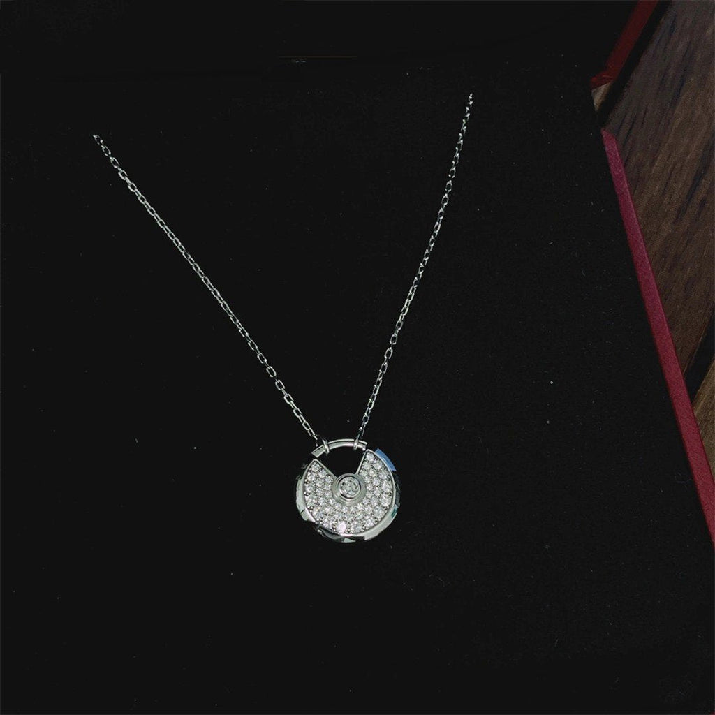 ¡®Imperial¡¯AMULETTE SILVER FULL DIAMOND NECKLACE