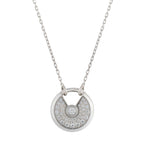 ¡®Imperial¡¯AMULETTE SILVER FULL DIAMOND NECKLACE