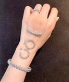 ¡®Imperial¡¯CLASH SILVER BRACELET