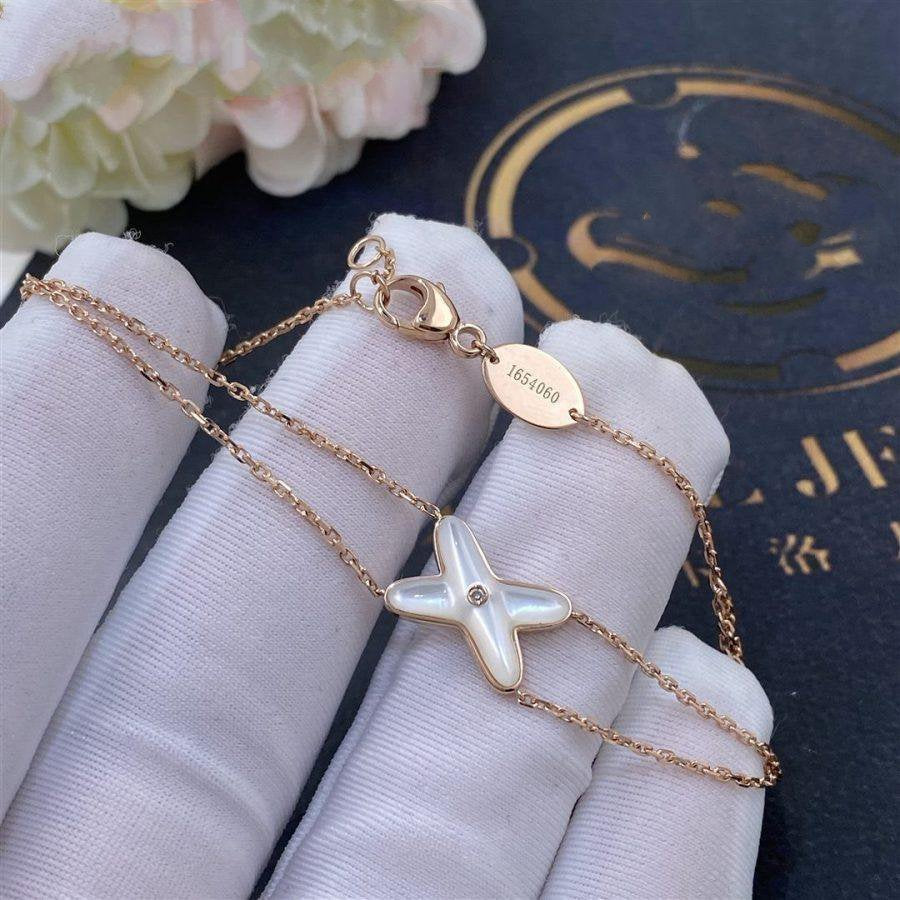 ¡®Imperial¡¯JEUX BRACELET WHITE MOP PINK GOLD 1 DIAMOND