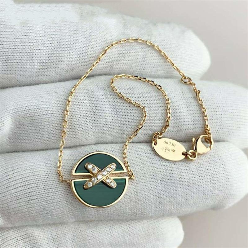 ¡®Imperial¡¯JEUX DE BRACELET MALACHITE PINK GOLD DIAMONDS