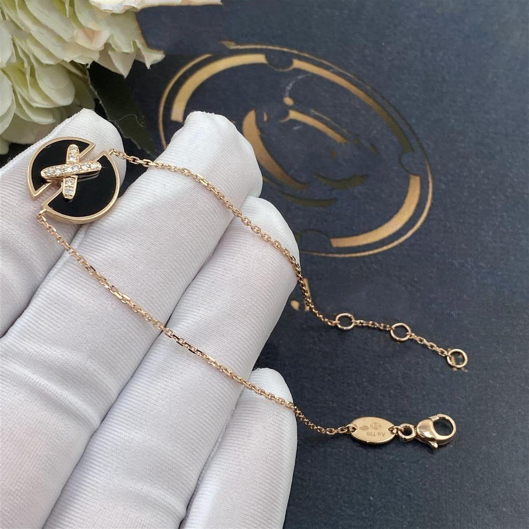 ¡®Imperial¡¯JEUX DE BRACELET ONYX PINK GOLD DIAMOND