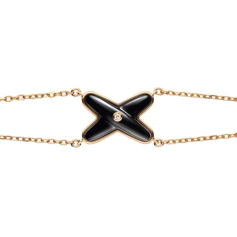 ¡®Imperial¡¯JEUX BRACELET ONYX PINK GOLD 1 DIAMOND