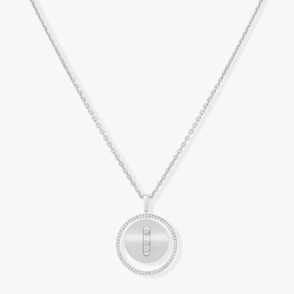 [Imperial]  MOVE MM SILVER DIAMOND NECKLACE