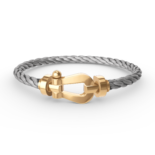 ¡®Imperial¡¯BRAZALETE SIN DIAMANTE EN FORMA DE HERRADURA GRANDE FORCE ORO