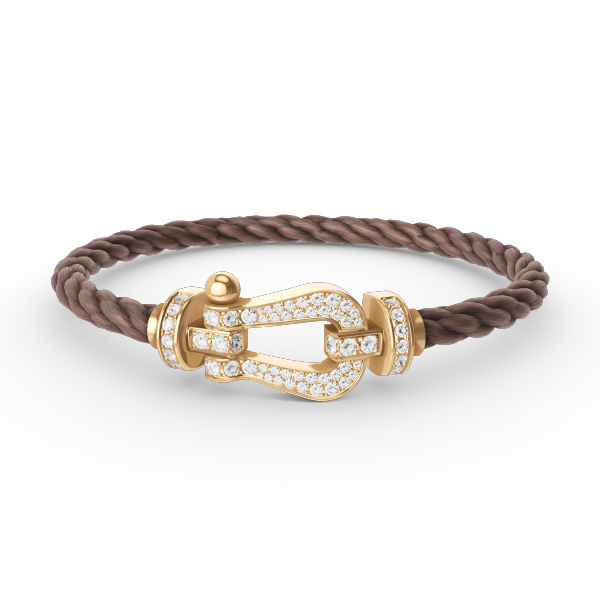 ¡®Imperial¡¯FORCE LARGE HORSESHOE FULL DIAMOND BRACELET GOLD