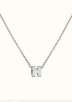 ¡®Imperial¡¯POP H LIGHT BLUE NECKLACE